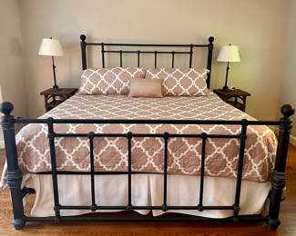 King Iron Bed