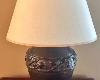 Hammered Metal Lamp