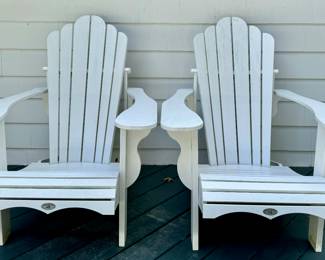 (2) Leisure Line Adirondack Chairs