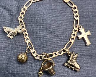 Sterling Silver Charm Bracelet