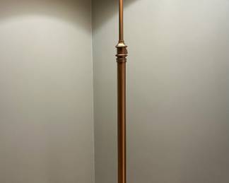 Restoration Hardware Brushed Brass Library Adjustable Floor Lamp