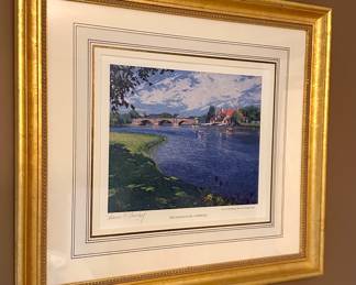 "Charles River" Signed Charles Dunlay Print