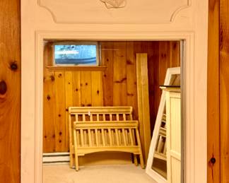 Mirror with Shell Accent