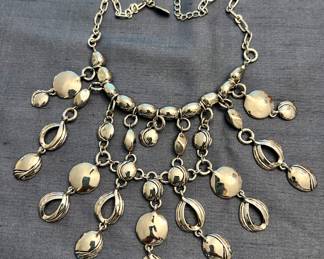 Silver Tone Fashion Necklace