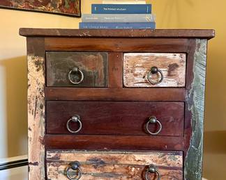 Shabby Chic Side Table with Drawers