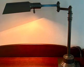 Restoration Hardware Adjustable Library Lamp
