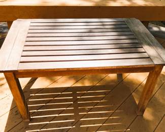 Teak bench