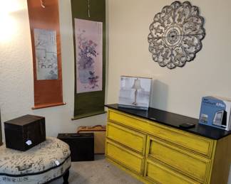 Retro dresser and home decor