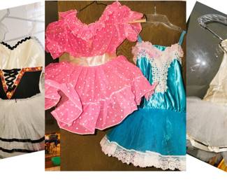 Ballet recital costumes.  Great for Halloween