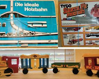 Trains: Fisher Price, Brio and Tyco
