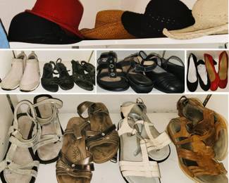 Woman's shoes and hats