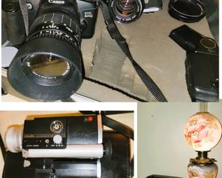 Vintage still and movie cameras: Canon and more