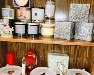 Home decor and candles