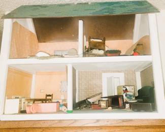Doll house with furniture
