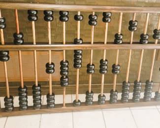 Giant wall decor - wood Abacus