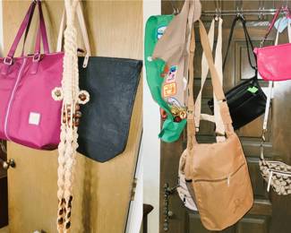 Handbags, totes and purses.  Vintage girl scouting