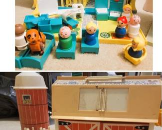 Vintage Fisher Price Toys: Barn SOLD and Play Family Medical Center