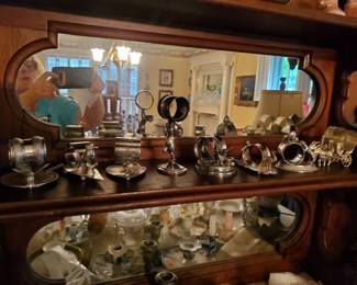 Part of a wonderful collection of figural napkin rings; some are silver plate and some are sterling. Precious!