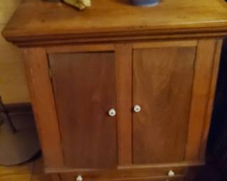 Interesting Piece - Good storage and two thin drawers at the bottom.