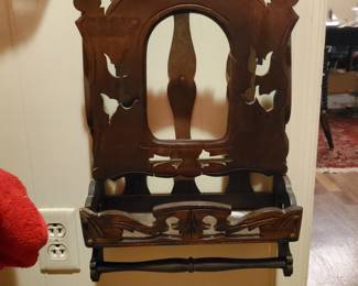 A Magazine and Towel Rack