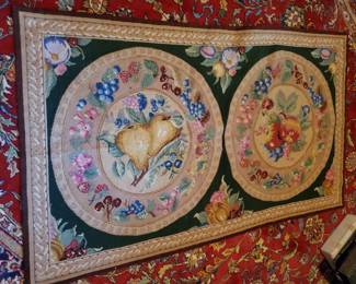 This rug makes a statement.