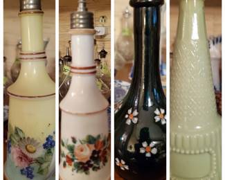 Vintage Barber Bottles - There are many bottles in the collection.