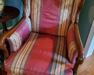 25% Off Sunday- Wingback with Wood Accent.