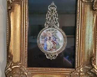 Lovely, framed pin.
