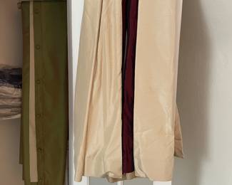 Custom silk curtains and window treatments