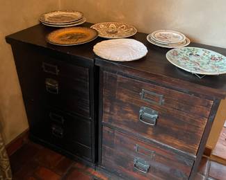 Crate & Barrel file cabinets - 2 drawers