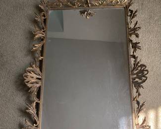 Another view of the French Antique Mirror