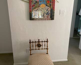 "Wizard" by Custer Denison, and low-profile vanity chair