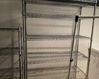 Storage shelves - wire (several to choose from) - must be picked up at end of day or after sale