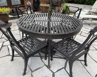 Another view of the patio table