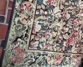 Needlepoint Area Rug - approx. 9' - 12'