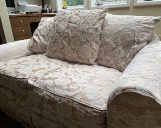 2-cushion couch - slipcovered
