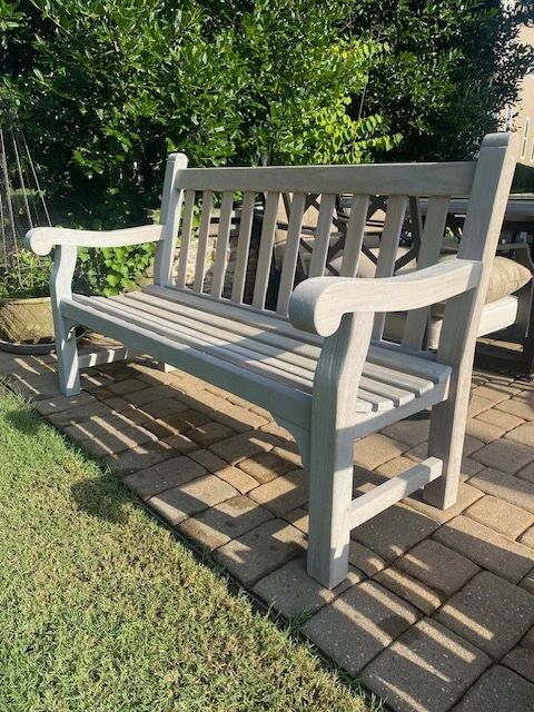 Heavy duty Teak Wood Patio Bench