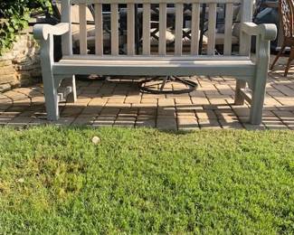 Teak Wood Patio Bench