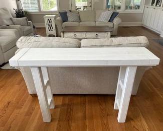 White Sofa Table