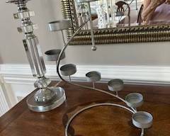 Spiral 8 candle holder