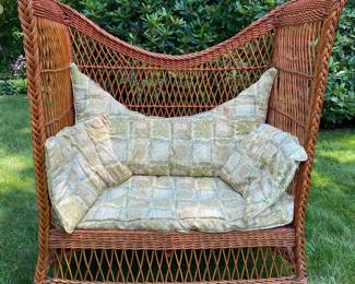 A2 Wicker Love Seat 42 W X 47 H X 23 D