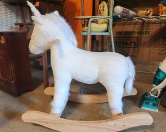 Unicorn rocking horse