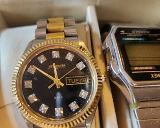 Jewelry - variety of earrings, necklaces and watches