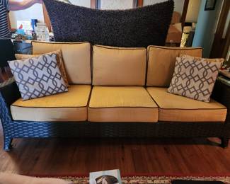 Sunbrella fabric Sofa - can be used indoors or outdoors