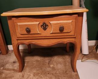 One of two nightstands