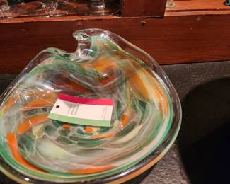 Italian murano glass bowl