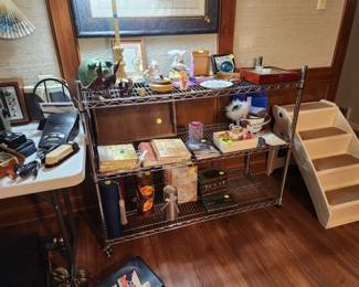 Many unique items, including pet stairs