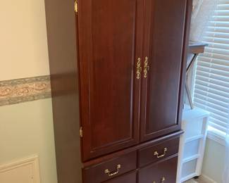 Tall media cabinet