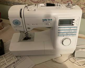 Jubilant baby lock sewing machine