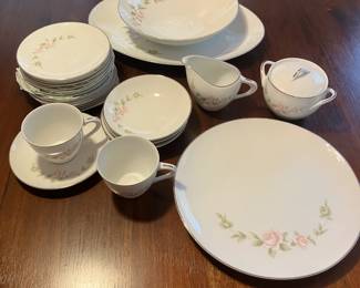 Set of Style House "Tudor Rose" china, 12 place settings